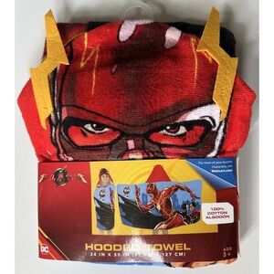 DC Flash Hooded Towel Boys Beach Towel Bath Towel